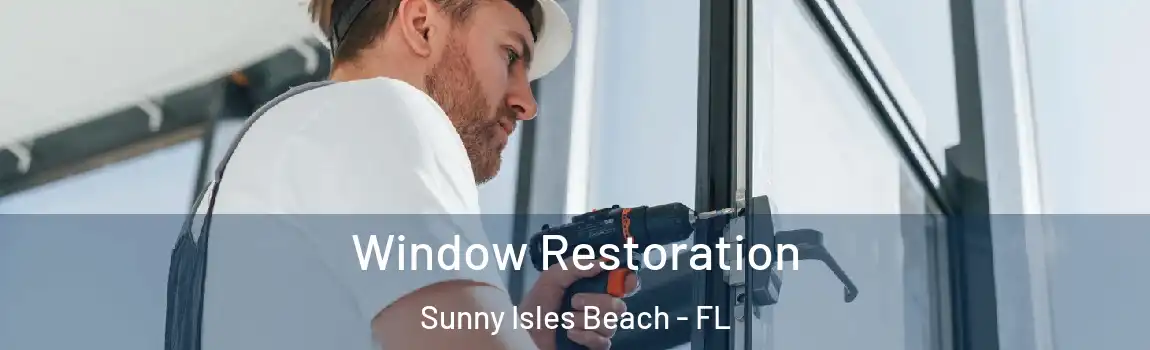 Window Restoration Sunny Isles Beach - FL